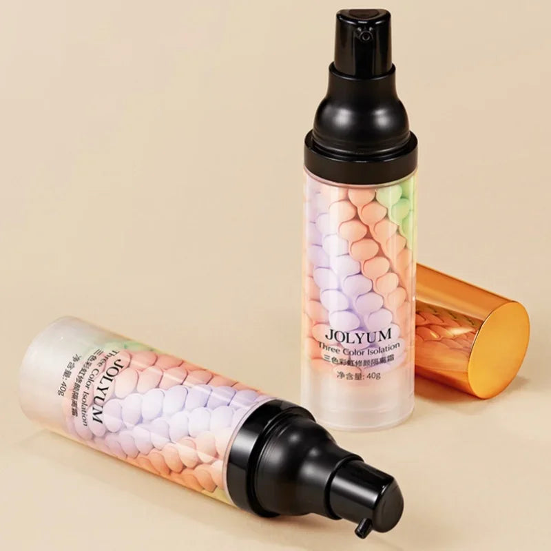 Three-color Repair And Isolation Cream Protective Primer Before Makeup Moisturizing Isolation Milk 40g