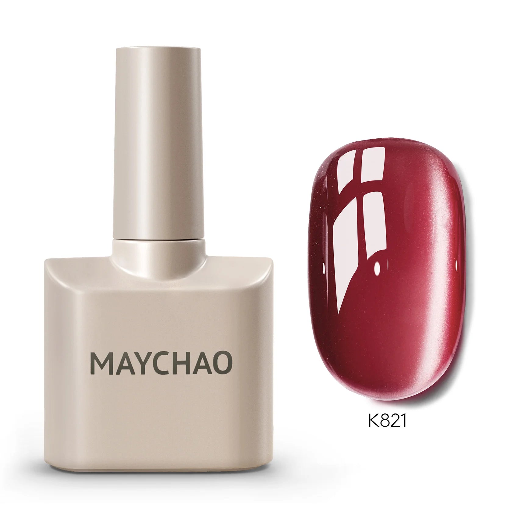 MAYCHAORomantic Galaxy Cat Eye Gel Nail Polish With Magnet Soak off UV Holographic Magnetic Rainbow Gel Polish for Nail Manicure