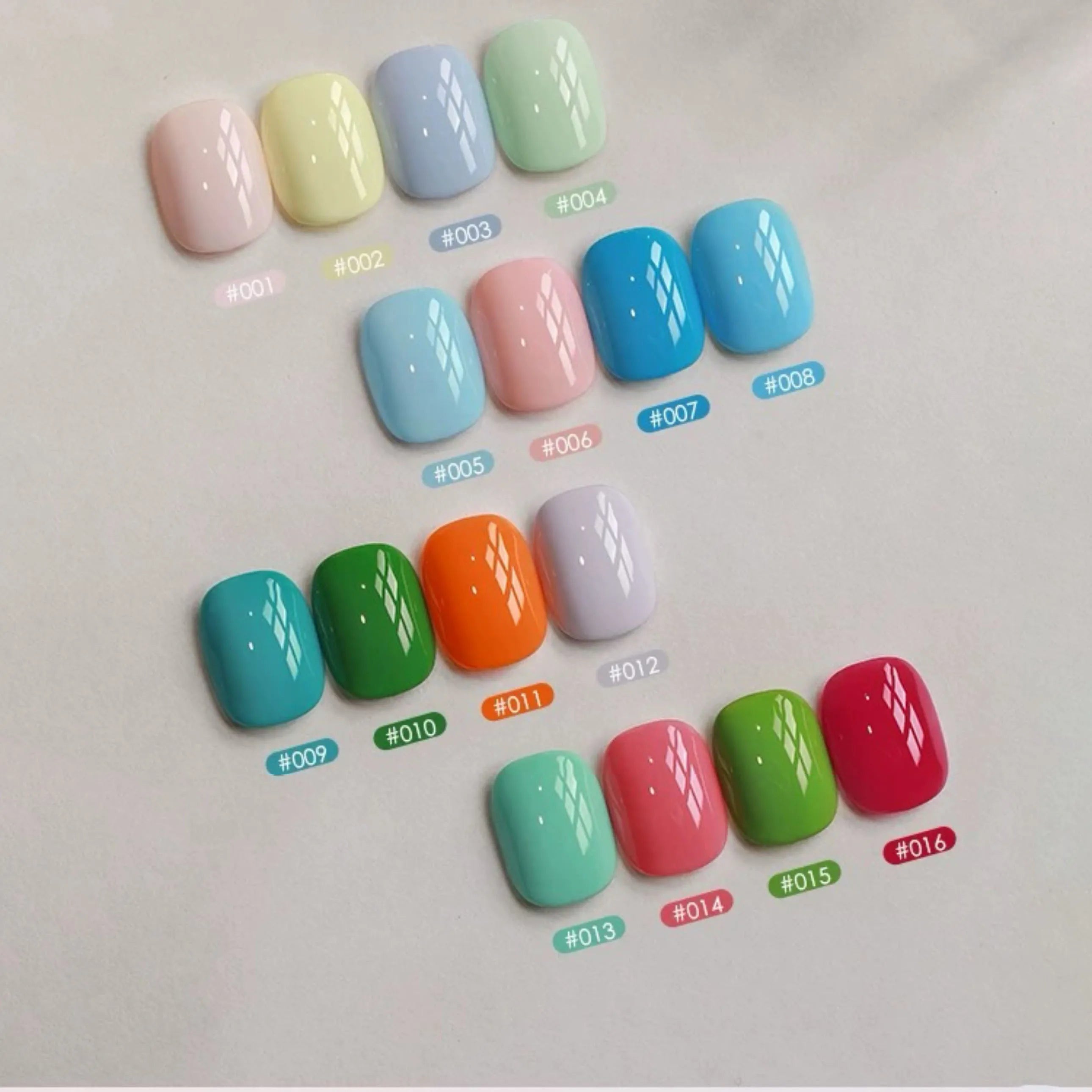 MIANEL 12ML 1-6PCS 2026 New Release Jelly Dopamine Candy Gel Nail Polish - Multi-Color Nude Sheer Finish Bestseller