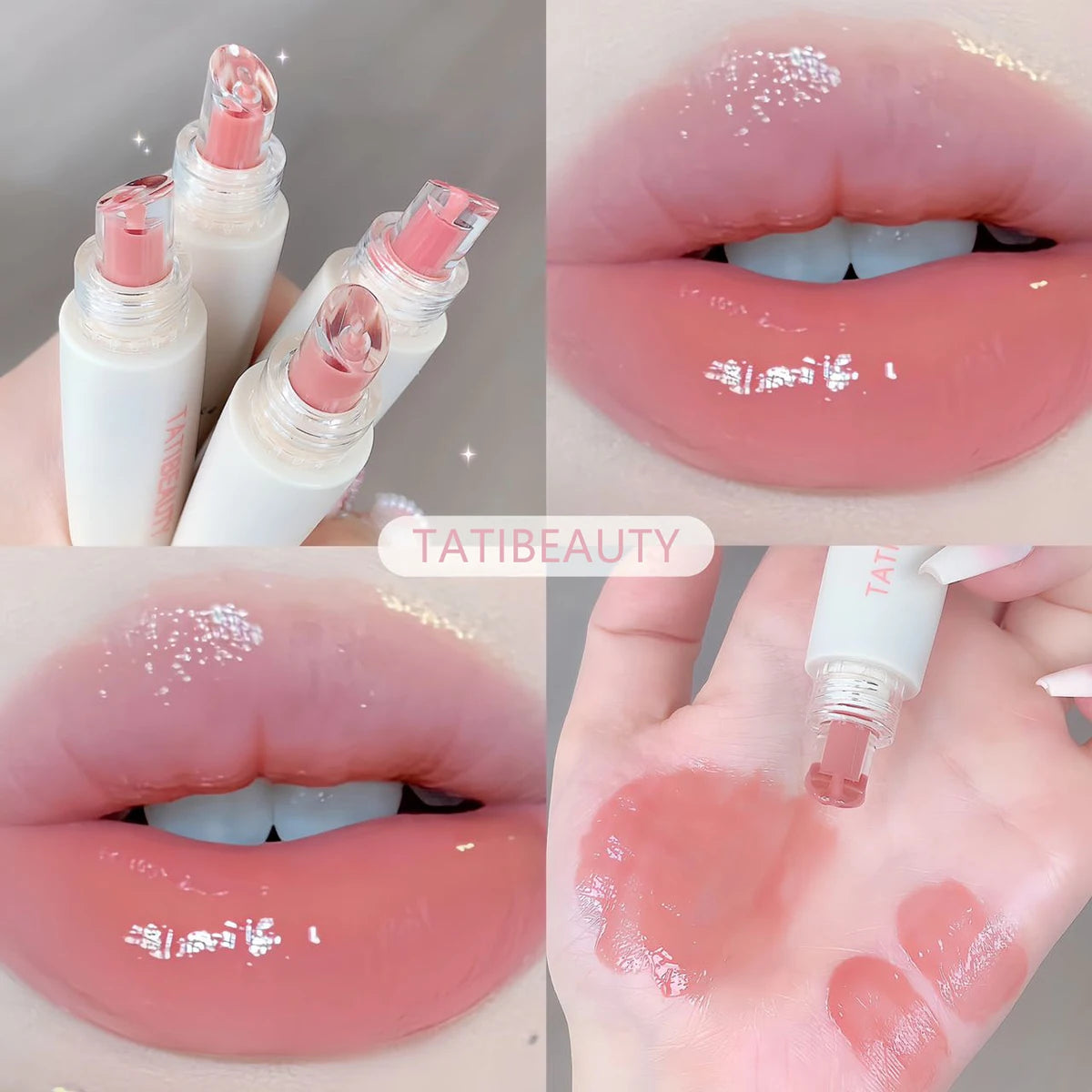 Tatibeauty Lip Jelly Essence - Tender Pink Hydrating Lip Gloss