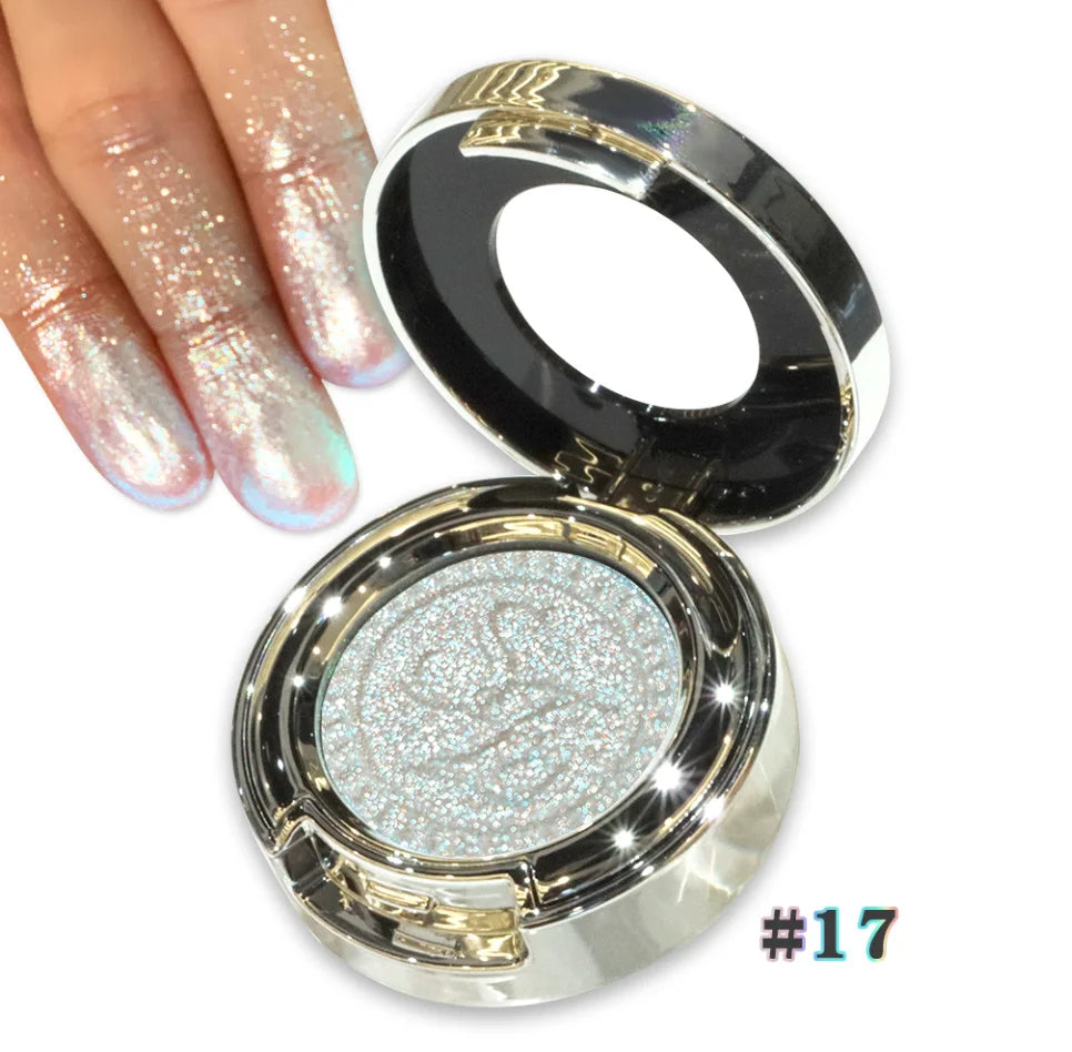 SheenEffect chameleon pigment Eyeshadow Single eye shadow Long-lasting Highlighter Easy to blend portable Makeup Cosmetics