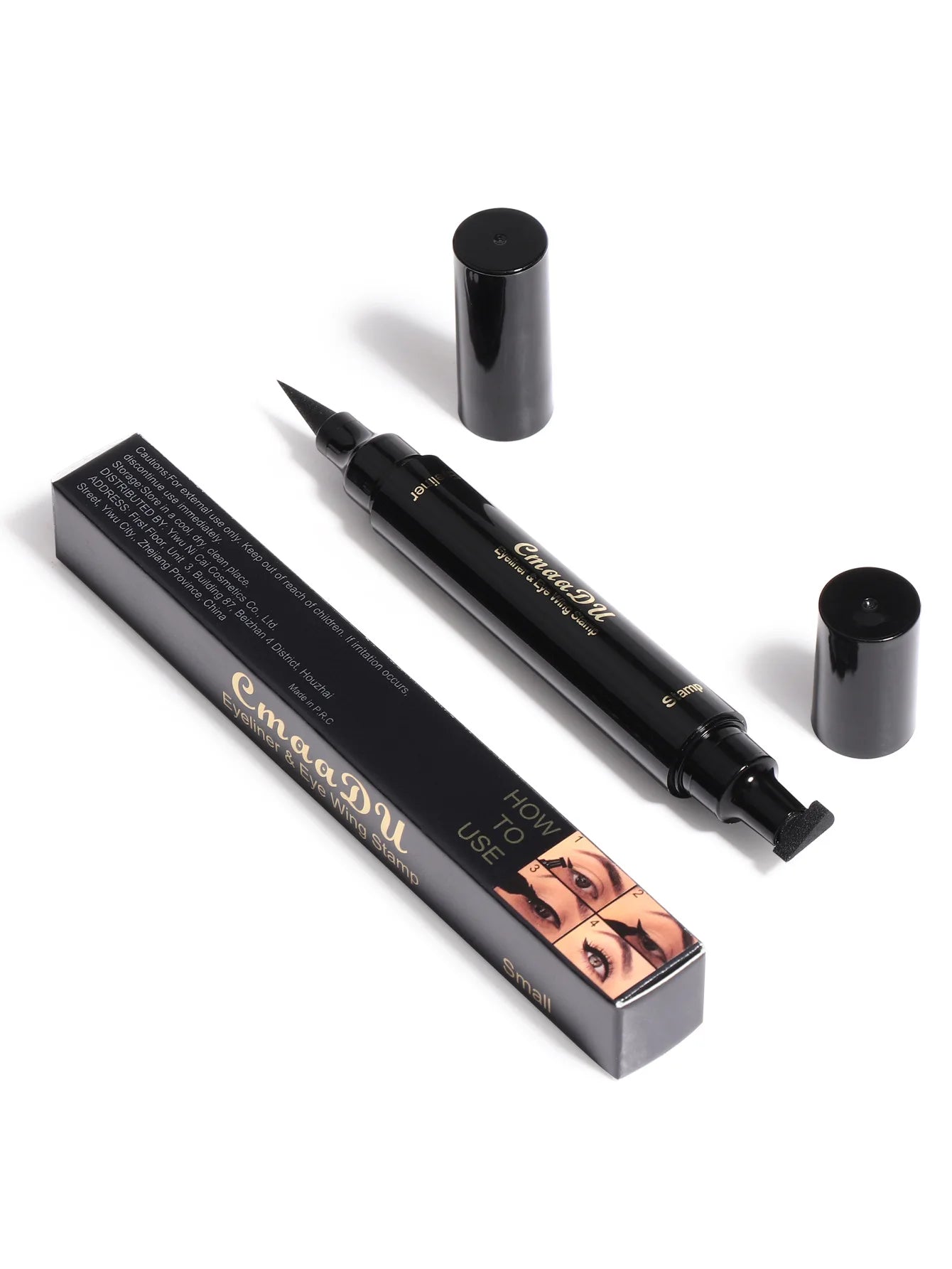Black Wing Stamp Liquid Eyeliner - Waterproof & Smudge Proof