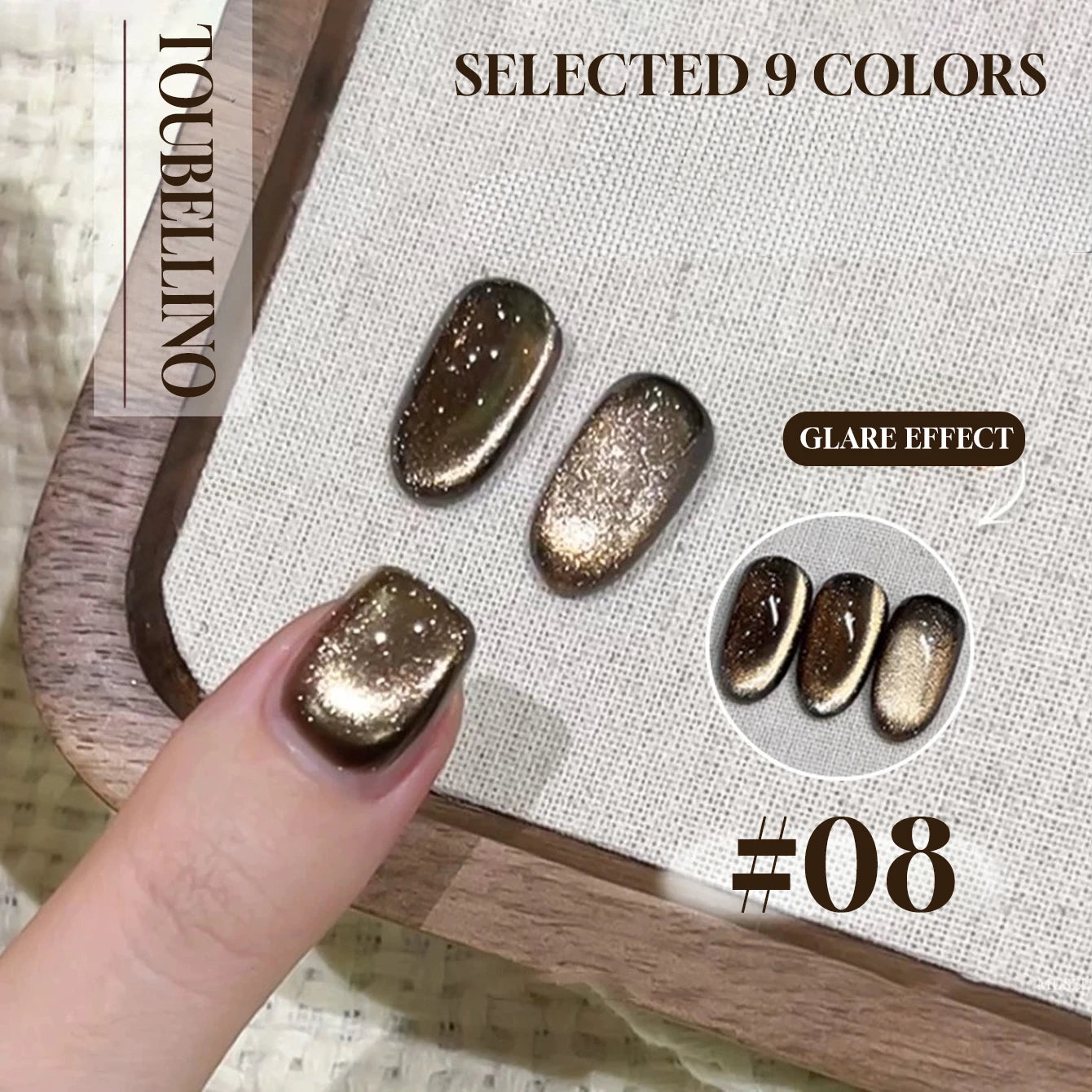 MIANEL 12ML Emperor Green Cat Eye Gel Nail Polish Whitenning Nails Green Nails Suitable For Nail Salons Nail Supplies  1-21pcs