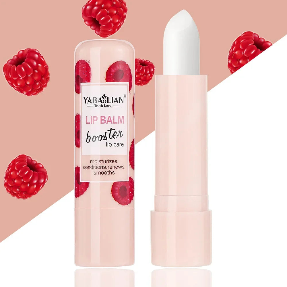Natural Fruit Lip Balm Long Lasting Moisturizing Nourishes Reduce Lip Line Anti Aging Anti-drying Hydration Lips Care Lipstick