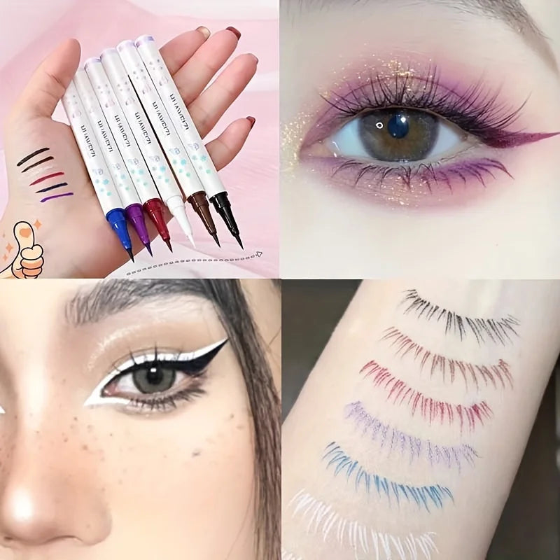 Red Matte Liquid Eyeliner Pen - Waterproof Long Lasting