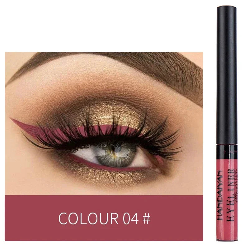 Waterproof Liquid Eyeliner Pen - Long-Lasting Colorful Eye Liner