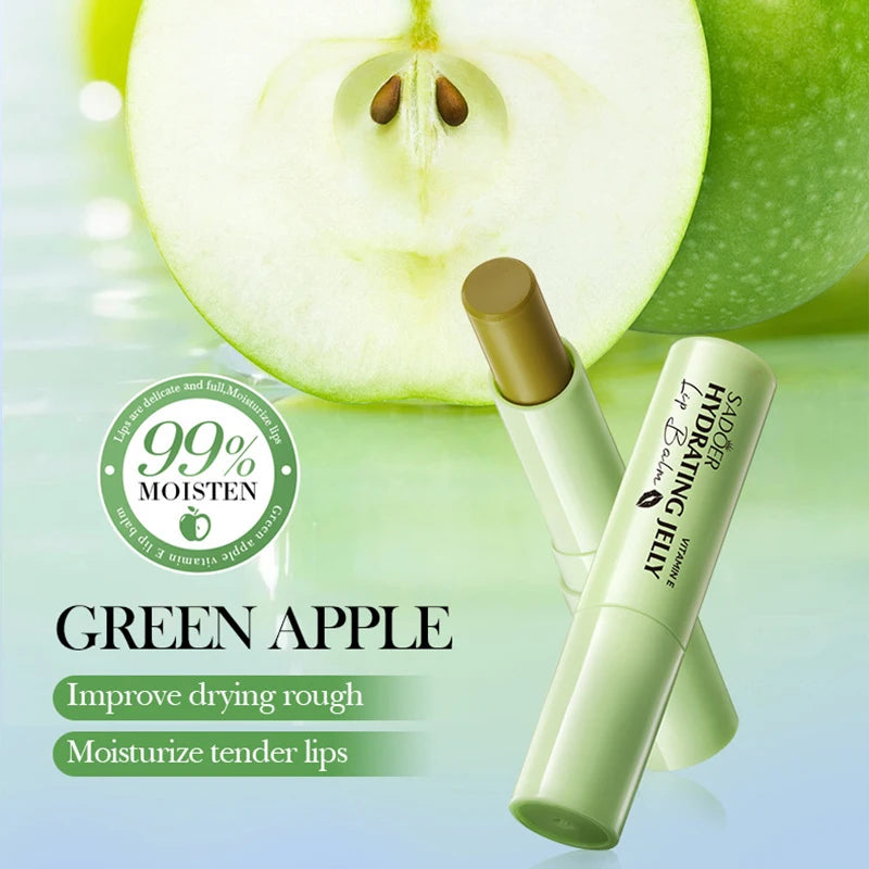 SADOER Fresh Fruit Lip Balm Moisturizing Anti Cracking Repair Nourishing Hydrating Lipstick Beauty Skin Care