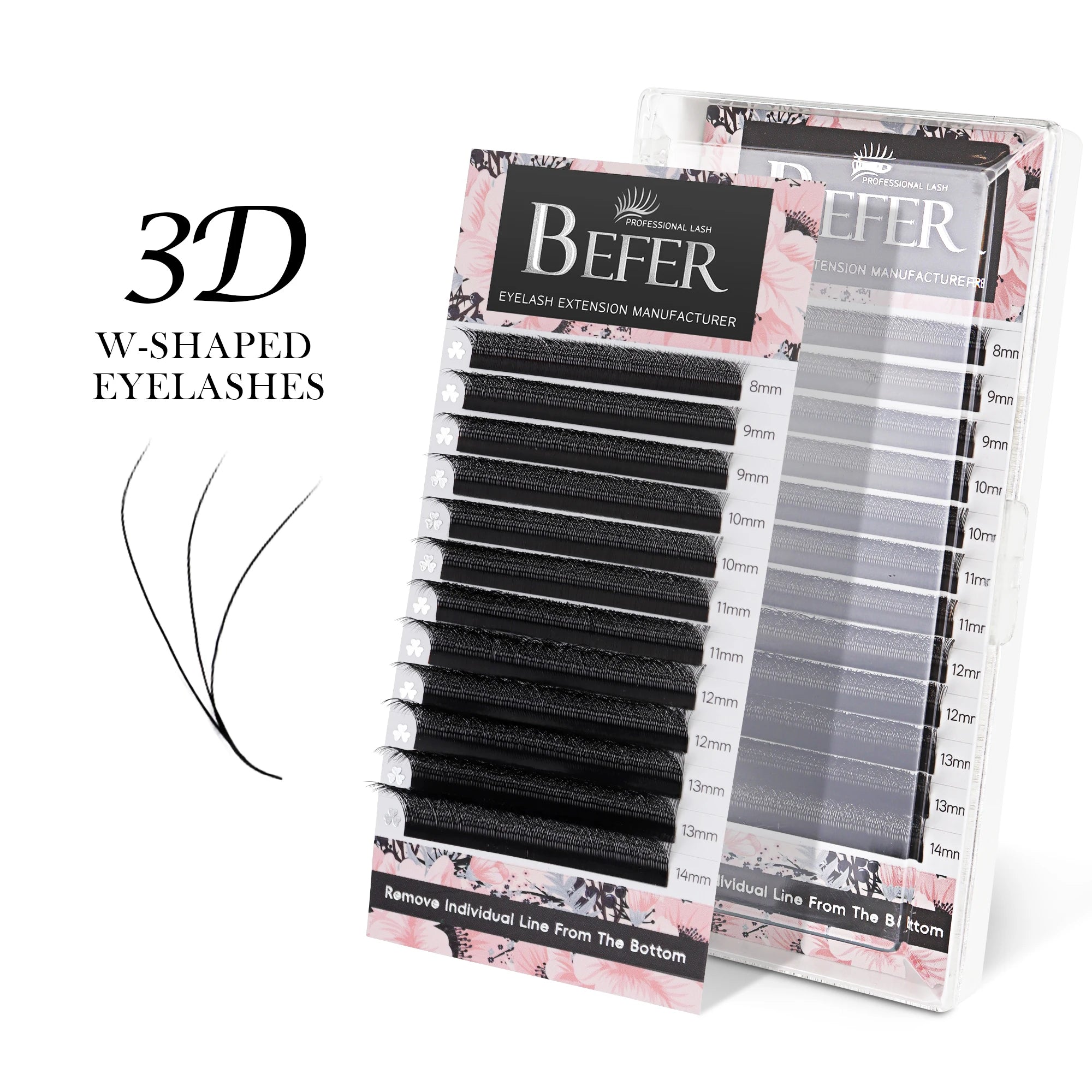 Befer W Shaped Eyelashes Extension Volume Cilios 5D 3D 4D 6D Eyelashes W High Quality Wholesale Suppliers for Lash Extentions