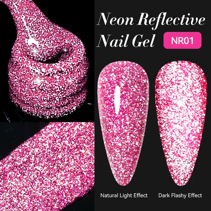 LILYCUTE 5ml Super Bright Metallic Painting Liner Gel Nail Polish UV LED Painting Gel Nail Art Drawing Stripe Pull Line UV Gel