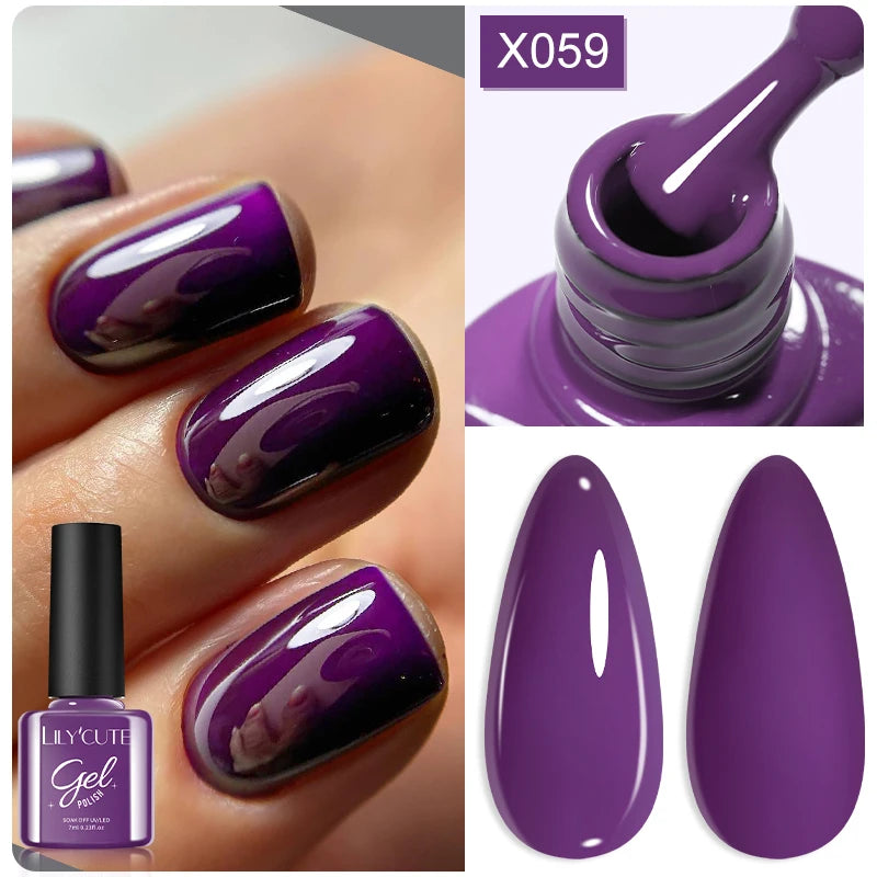 LILYCUTE 5ml Super Bright Metallic Painting Liner Gel Nail Polish UV LED Painting Gel Nail Art Drawing Stripe Pull Line UV Gel