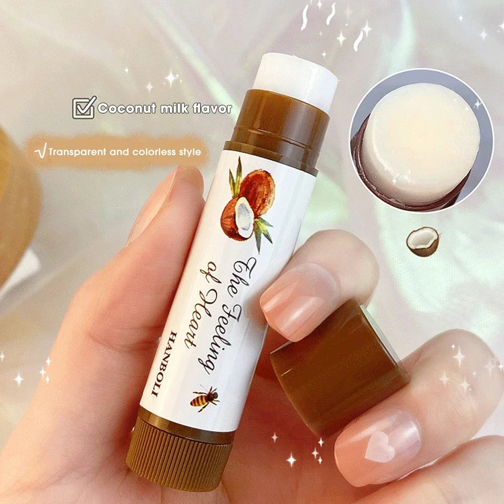 Colored Fruit Lip Balm Long Lasting Natural Nourishing Moisturizing Lipsticks Peach Tea Orange Jelly Plumping Lips Care Makeup