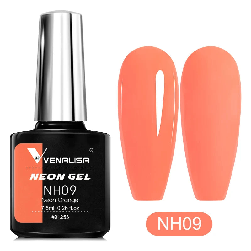 VENALISA Summer Neon Color Beauty Nail Gel Polish Bright Nail Art Salon Lacquer Soak off UV LED Fluorescence Gel Nail Varnish