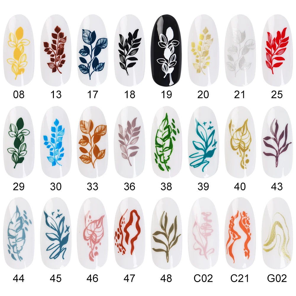 KADS Professional 11ml 24 Colors Nail Stamping Polish Gold Silver Nails Art Varnish for Stamping Plate DIY Nail Printing Polish