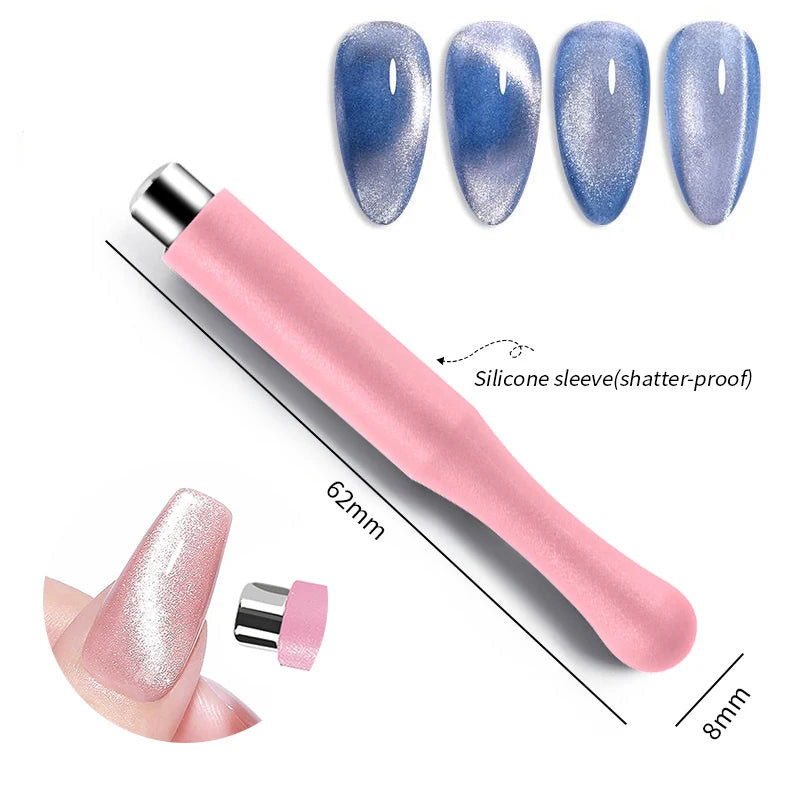 LILYCUTE 7ml Fruit Grape Purple Cat Magnetic Gel Nail Polish Vernis Semi Permanent Soak Off Colorful Gel Polish Nails Supplies