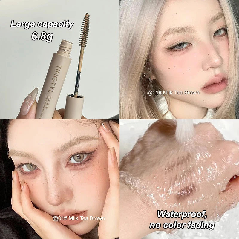 Light Golden Brown Dyeing Eyebrow Cream Long Lasting Waterproof Quick-dry Pink Liquid Dyeing Eyebrow Enhancers Makeup Cosmetics
