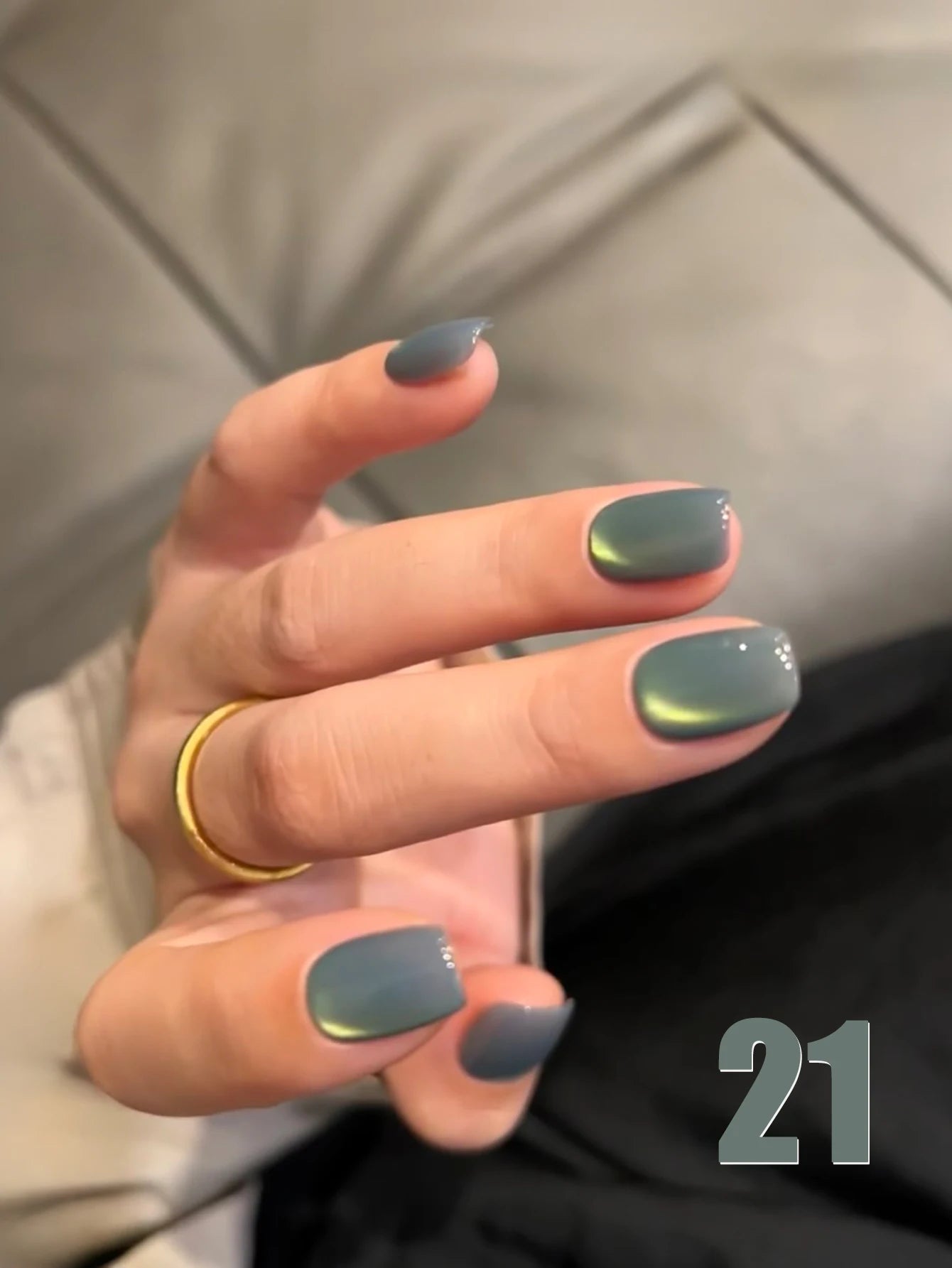 MIANEL 12ML Emperor Green Cat Eye Gel Nail Polish Whitenning Nails Green Nails Suitable For Nail Salons Nail Supplies  1-21pcs