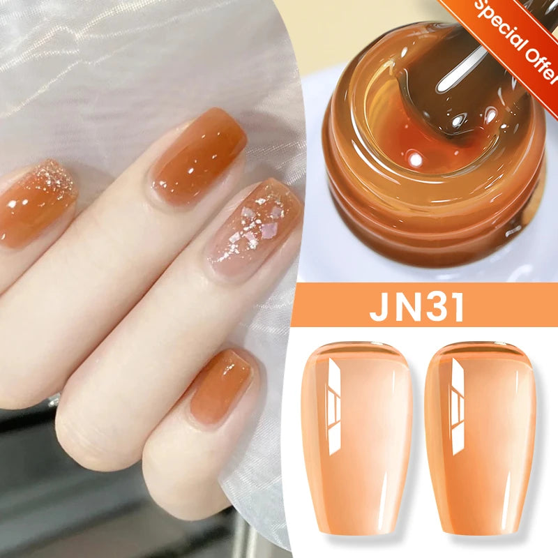 BORN PRETTY 10ml Sliver Carat Mirage Reflective Glitter Gel Nail Polish Sparkling Ultra Shine Soak Off UV Nail Art Gel Varnish
