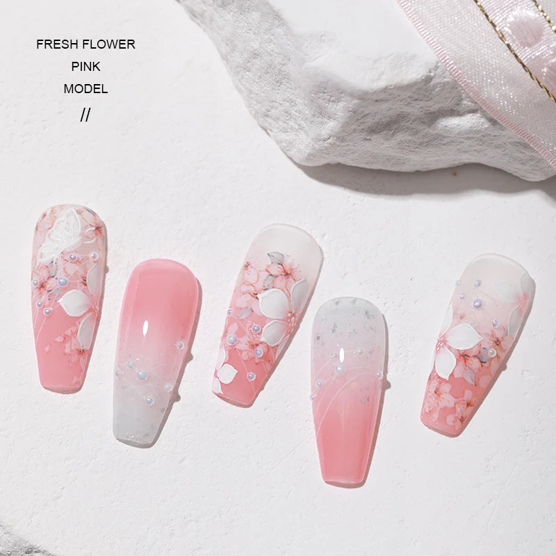 AS 15ml Transfer Foil Gel Nail Polish Soak Off Led Uv Gel Varnish Fast Dry Star Sticker Glue Stamp Gel