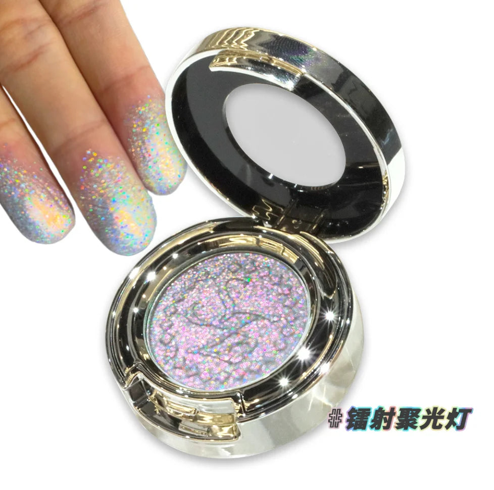 SheenEffect chameleon pigment Eyeshadow Single eye shadow Long-lasting Highlighter Easy to blend portable Makeup Cosmetics