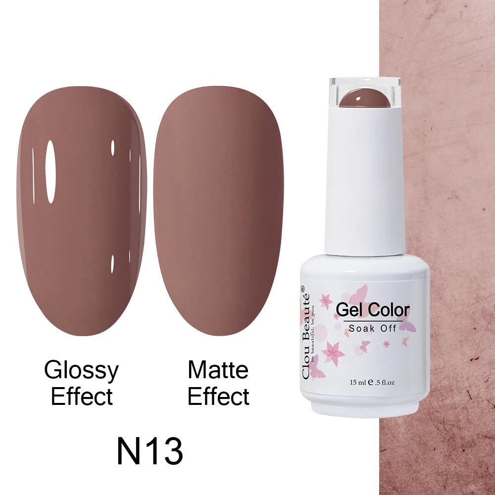 Clou Beaute Royal Blue Color Winter Trendy Semi Permanent Nail Art Manicure Varnishes Gel Nail Polish Hybrid Base Gel Top Coat