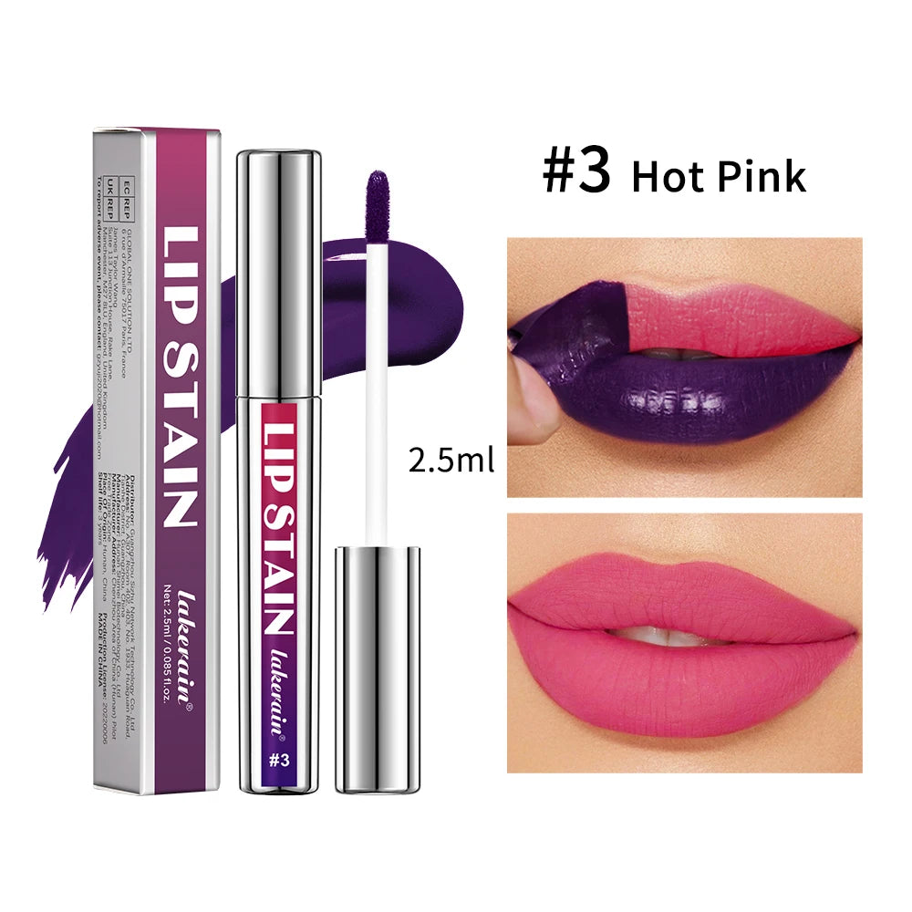 Korean Peel-Off Matte Lip Stain - Long Lasting Waterproof Tint