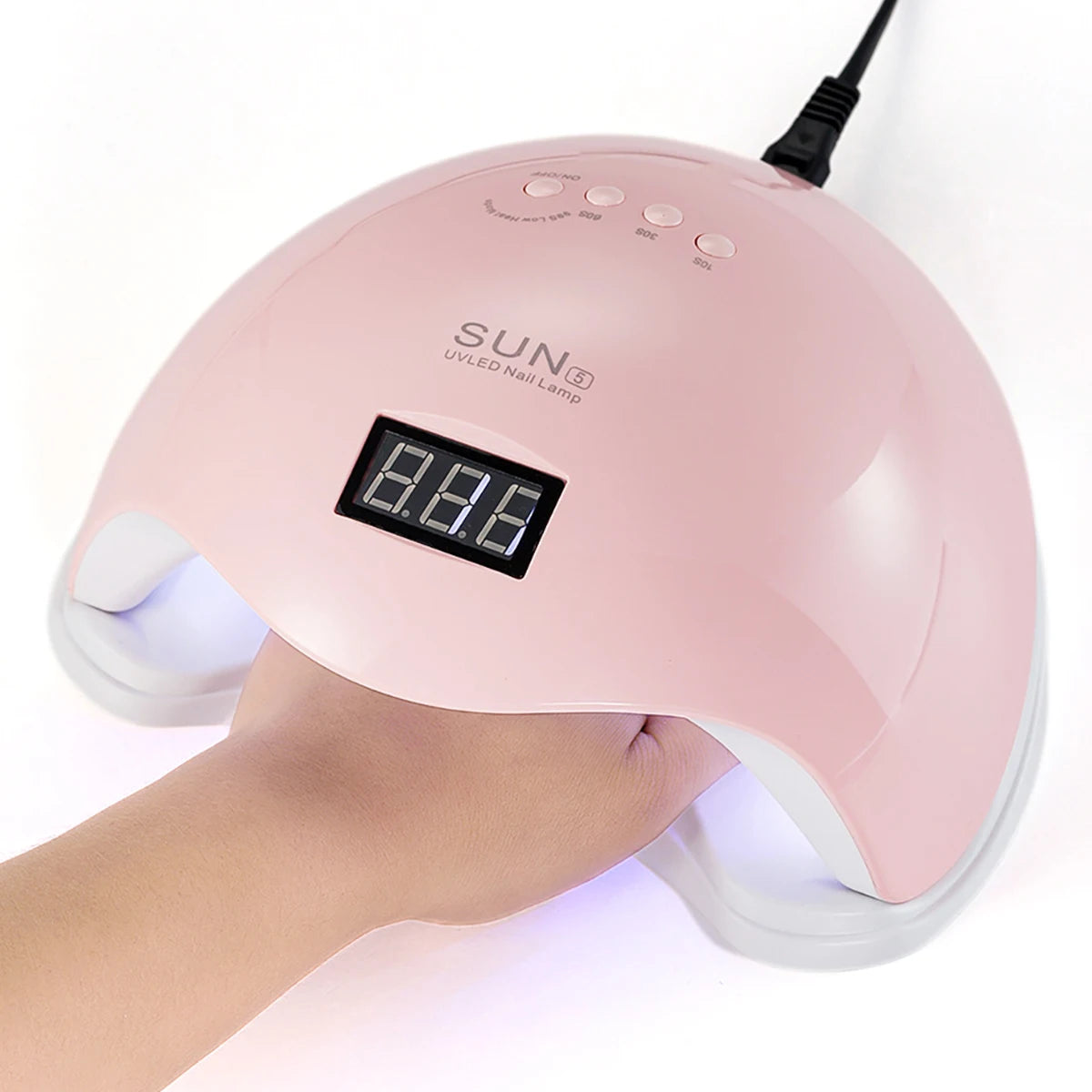 SUN5 UV LED Nail Lamp 48W Nail Dryer For Curing Gel Nail Polish With 4 Timer Automatic Sensor LCD Display Professional Nail Lamp