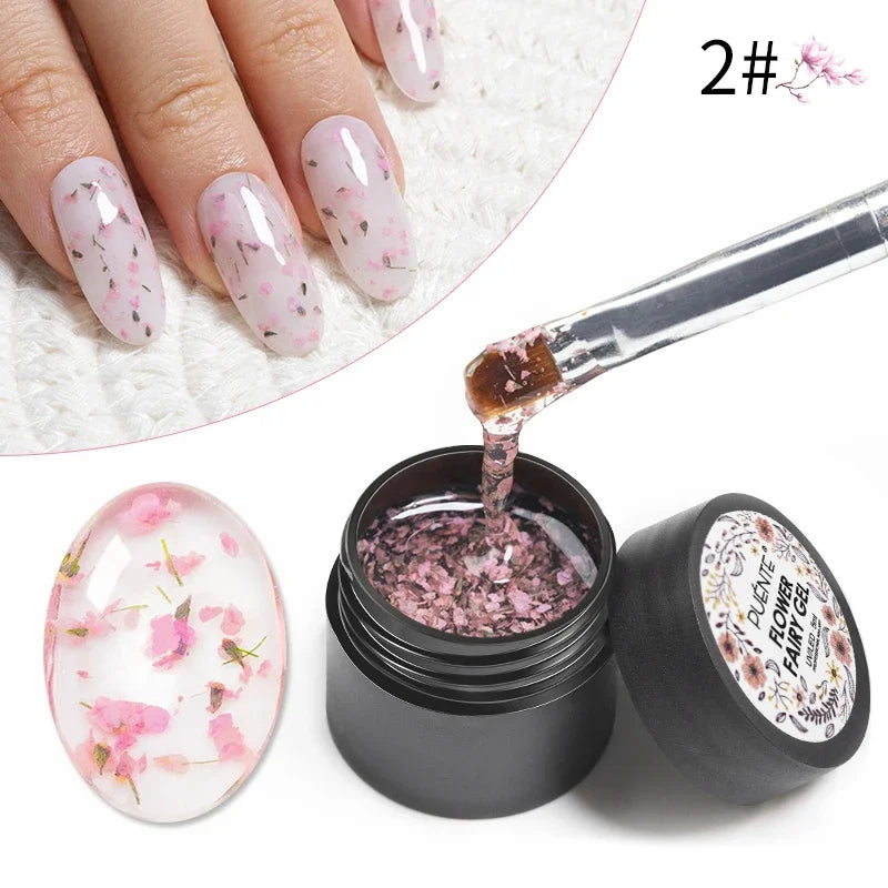 PUENTE 5ml Metallic Painting Liner Gel Polish Bright Mirror Effect Semi-Permanent UV Nail Varnish For Stunning French Nail Art