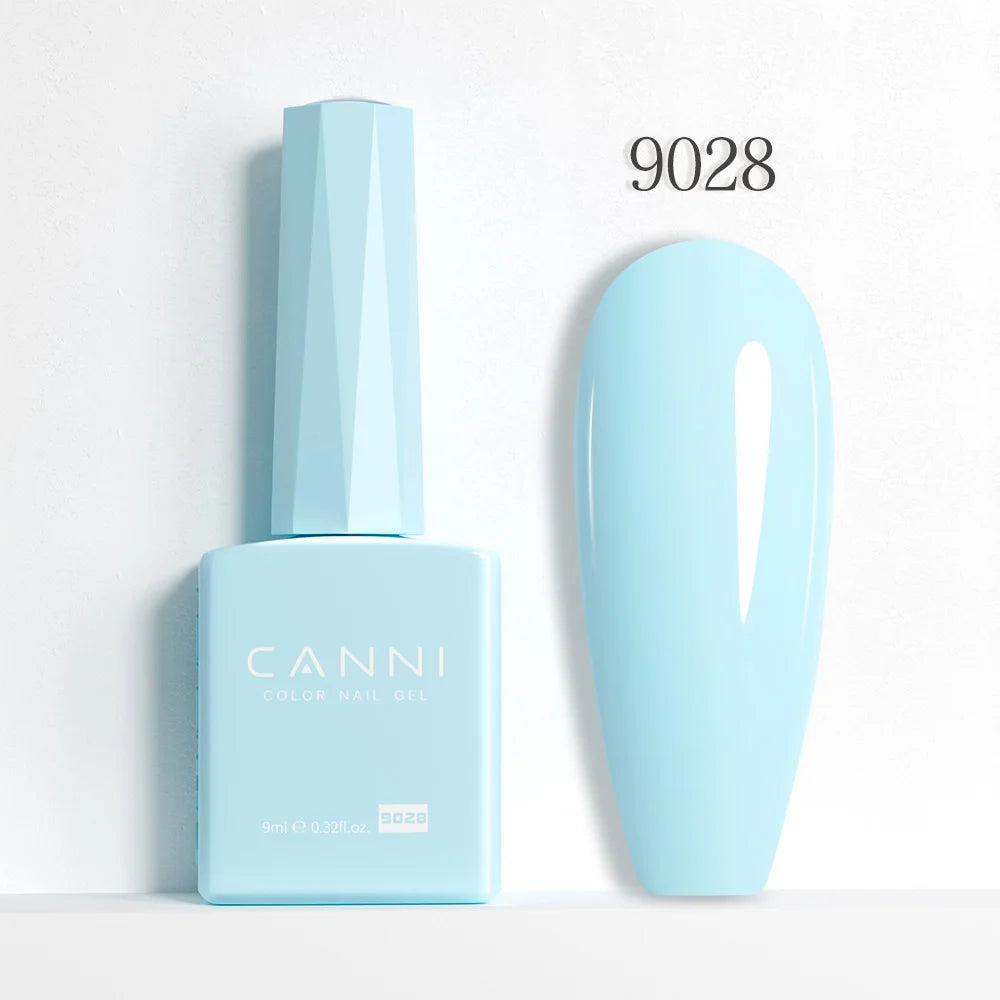 CANNI Hema Free Nail Gel Polish Fall Color Collection Semi Permanent Diamong Long Wear Top Coat Red Gorgeous JellyNude Color 9ml