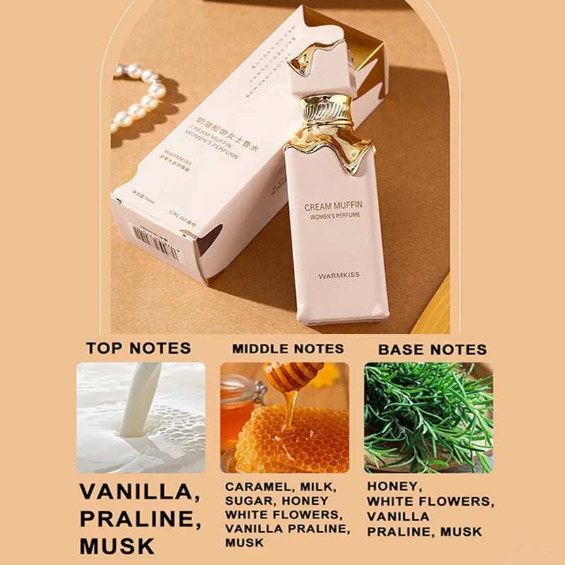 Arabian Pheromone Cream Muffin Perfume Brand Women's Sweet Caramel Milk Ambergris Sandalwood Cologne Eau De Toilette Body Spray