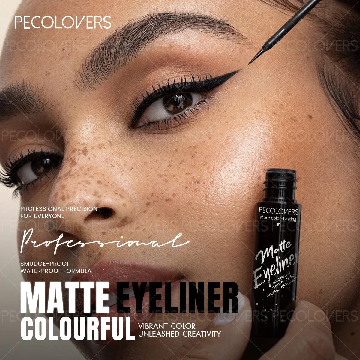 1PC Matte Color Eyeliner Pen Liquid, Durable, Easy to Color, Fast Drying, Smooth, Not Easy to Take Off Makeup