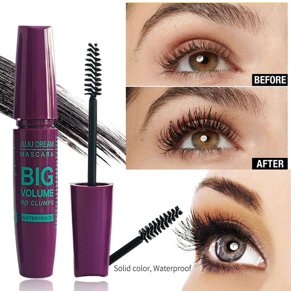 Juju Dream 4D Black Waterproof Fiber Mascara - 5g Full Size