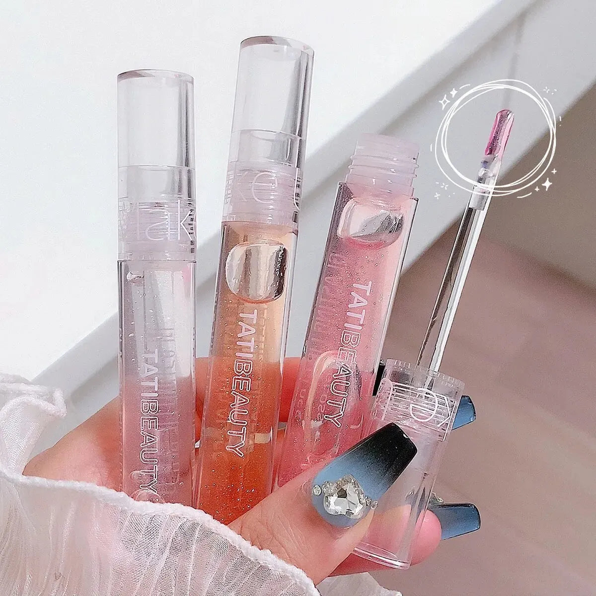 Uuny Transparent Moisturizing Lip Oil - Water Gloss Finish