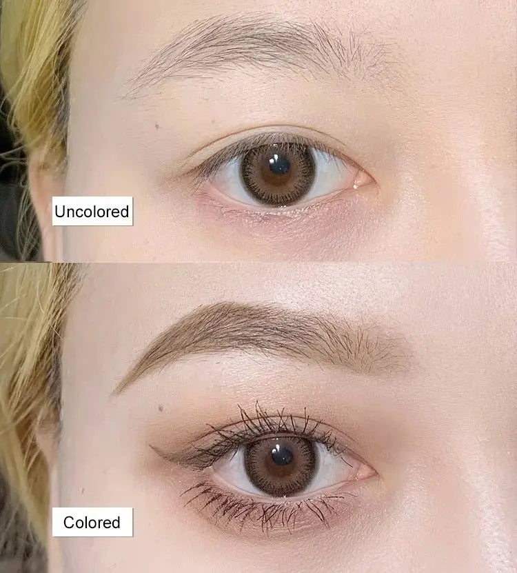 Light Golden Brown Dyeing Eyebrow Cream Long Lasting Waterproof Quick-dry Pink Liquid Dyeing Eyebrow Enhancers Makeup Cosmetics
