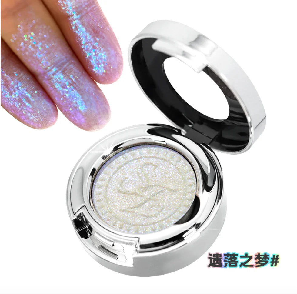 SheenEffect chameleon pigment Eyeshadow Single eye shadow Long-lasting Highlighter Easy to blend portable Makeup Cosmetics