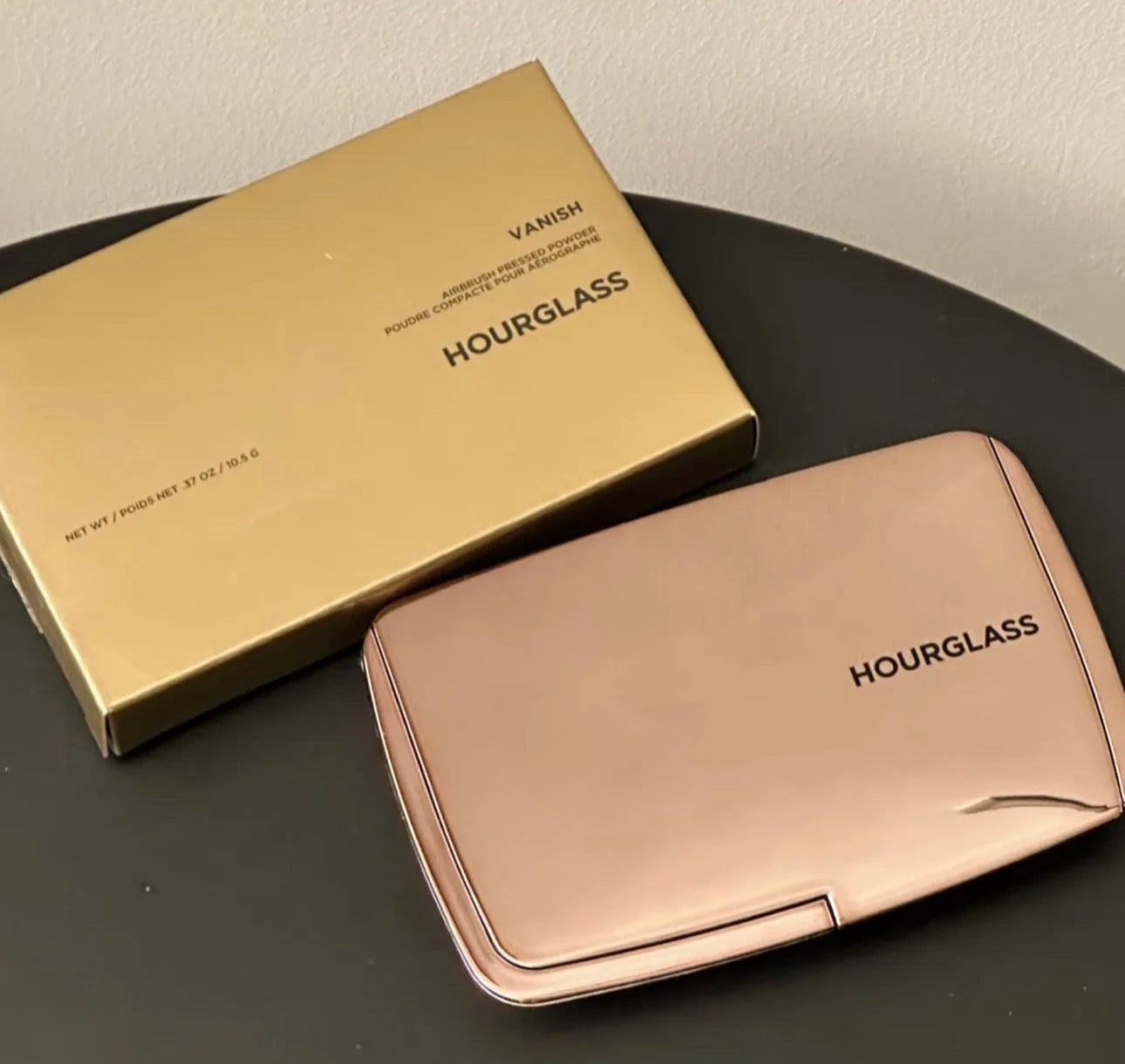 10.5g Hourglass Vanish Airbrush Press Powder Light Mist Powder Cake Oil Control Lasting Translucent Light Makeup Setting Powder