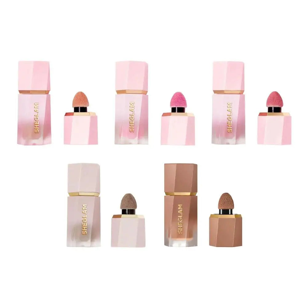 SHEGLAM make up Liquid Blush Facial Nourishing Blusher Gel Cream Multi-purpose Lip Gloss Makeup Blush wholesale highlighter