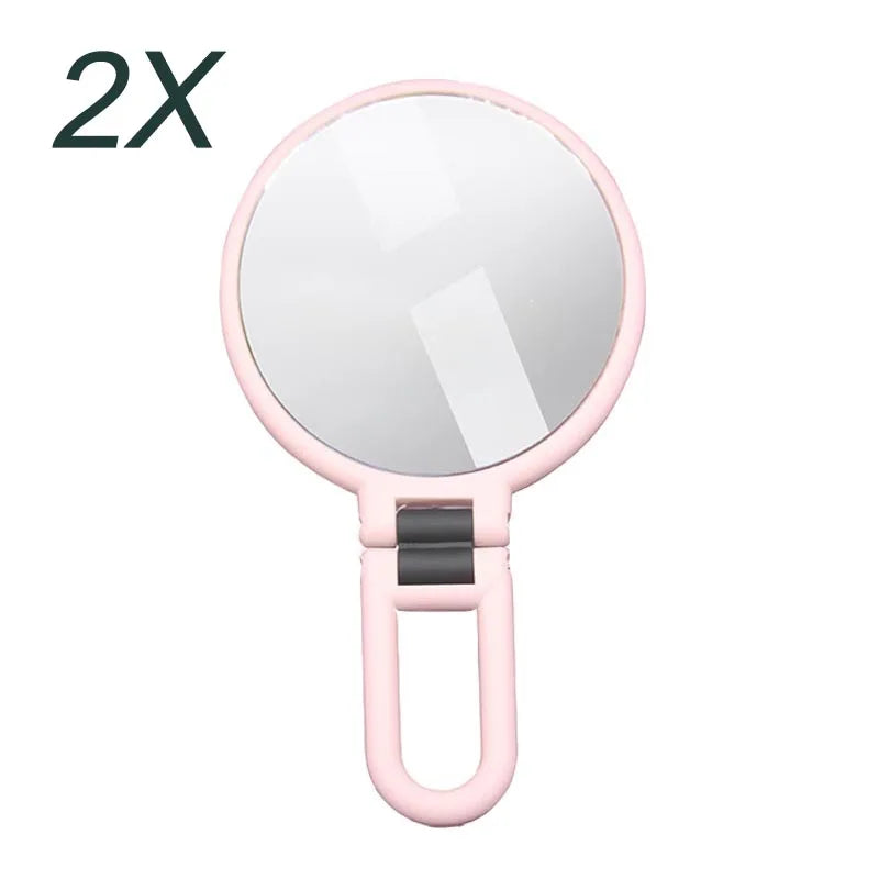 New 2/5/10/15x Magnifying Makeup Mirror Women's Pocket Mirror Small Folding Mirror for Table HUAZJ06