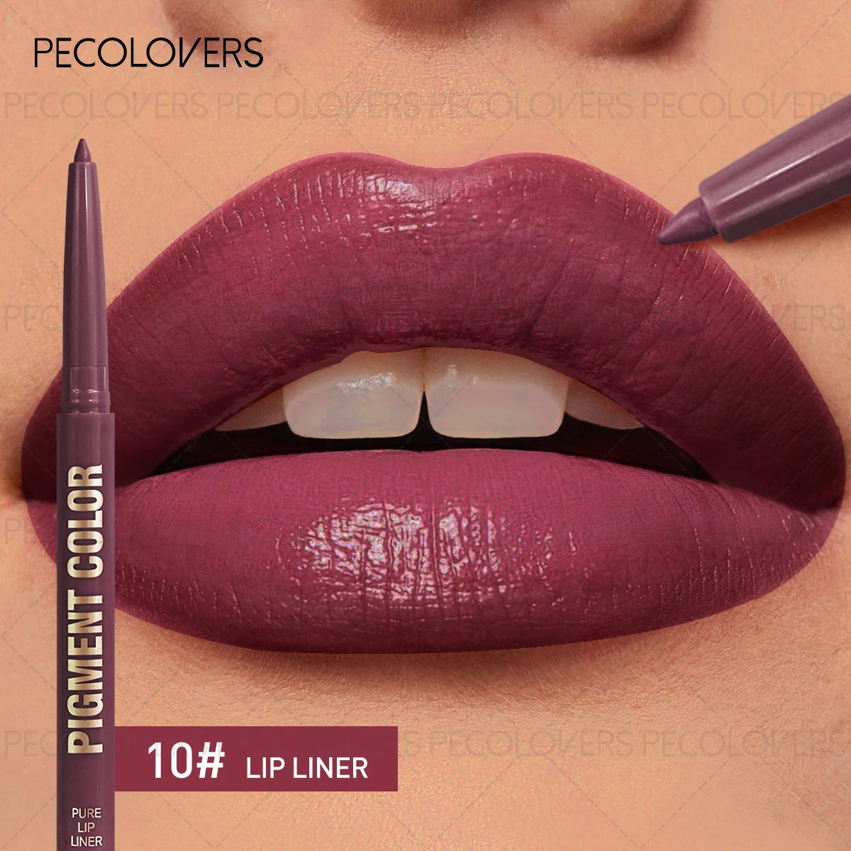 2-in-1 Waterproof Matte Lip Liner & Gloss, , Non-Stick Lipstick, Suitable for beginners