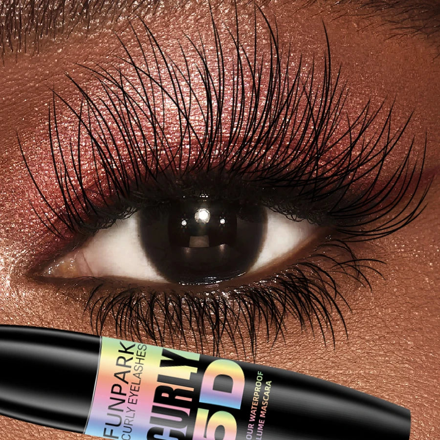 Black 5D Fiber Mascara - Waterproof Thickening & Lengthening