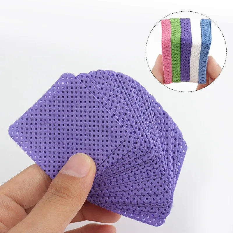 300pcs Lint-Free Eyelash Glue Wipes Paper Gel Remover Clean Month of Bottle Cotton Pads Beauty Cleaning Nail Art Makeup Tools