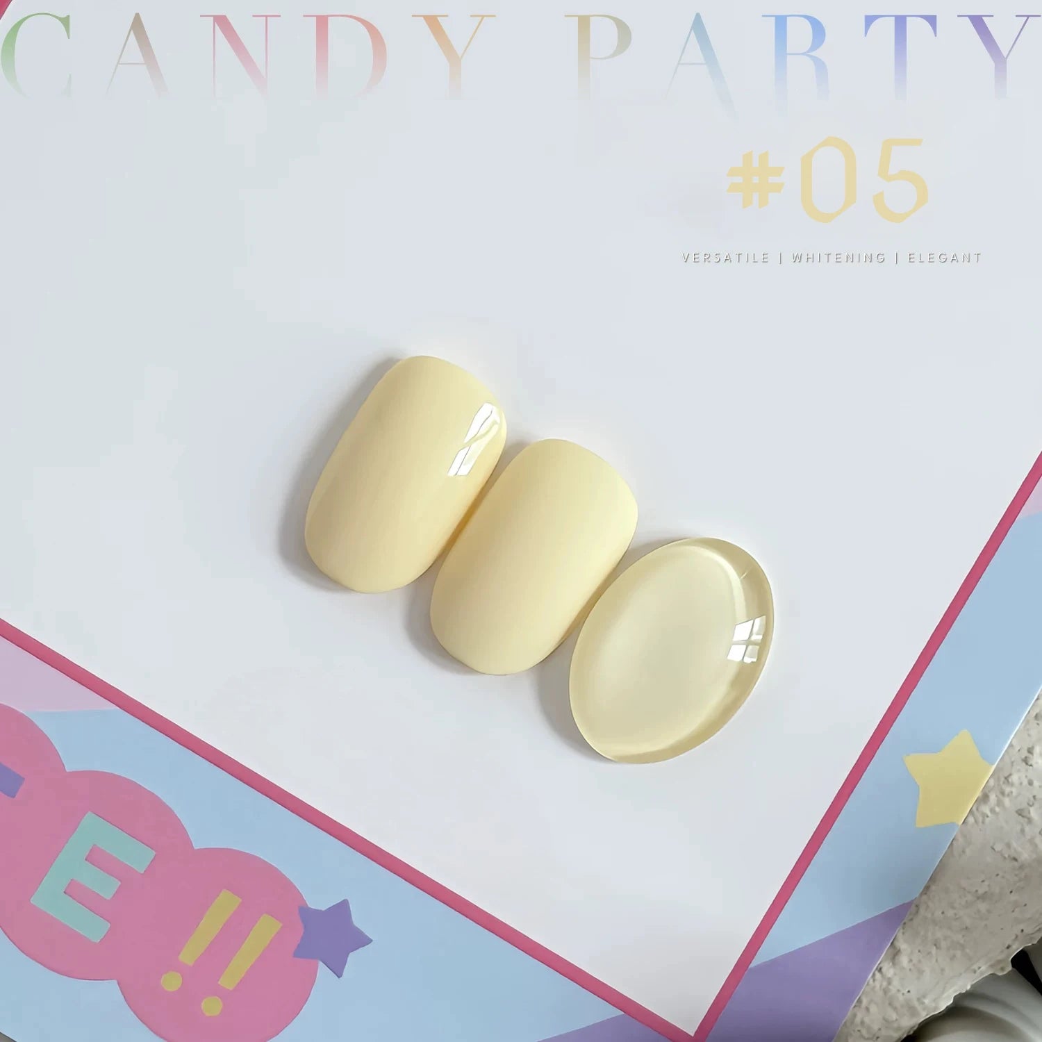 MIANEL 12ML 1-6PCS 2026 New Release Jelly Dopamine Candy Gel Nail Polish - Multi-Color Nude Sheer Finish Bestseller