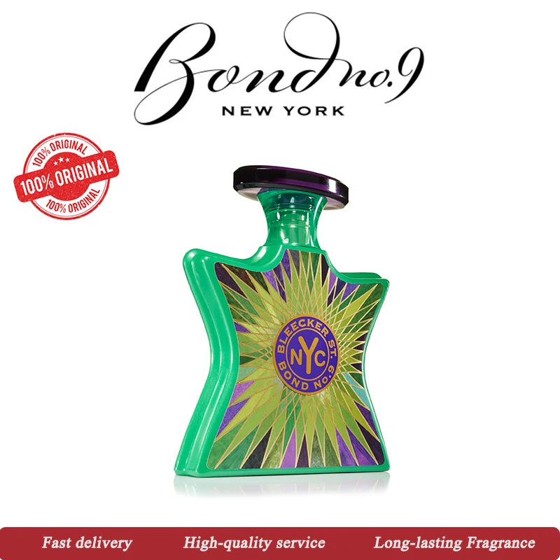 Bond No. 9 New York Bleeker Street Unisex Eau De Parfum Cologne Persistence Arabian Women's Perfume Makeup 100ML Cologne
