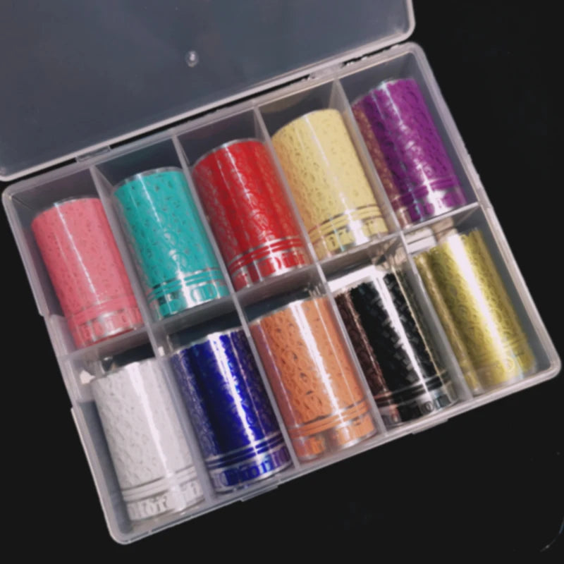 Neon Jelly Animal Nail Foils for Transfer Paper Stickers Sliders Adhesive Wraps DIY Water Leopard Print Nail Art Decorations
