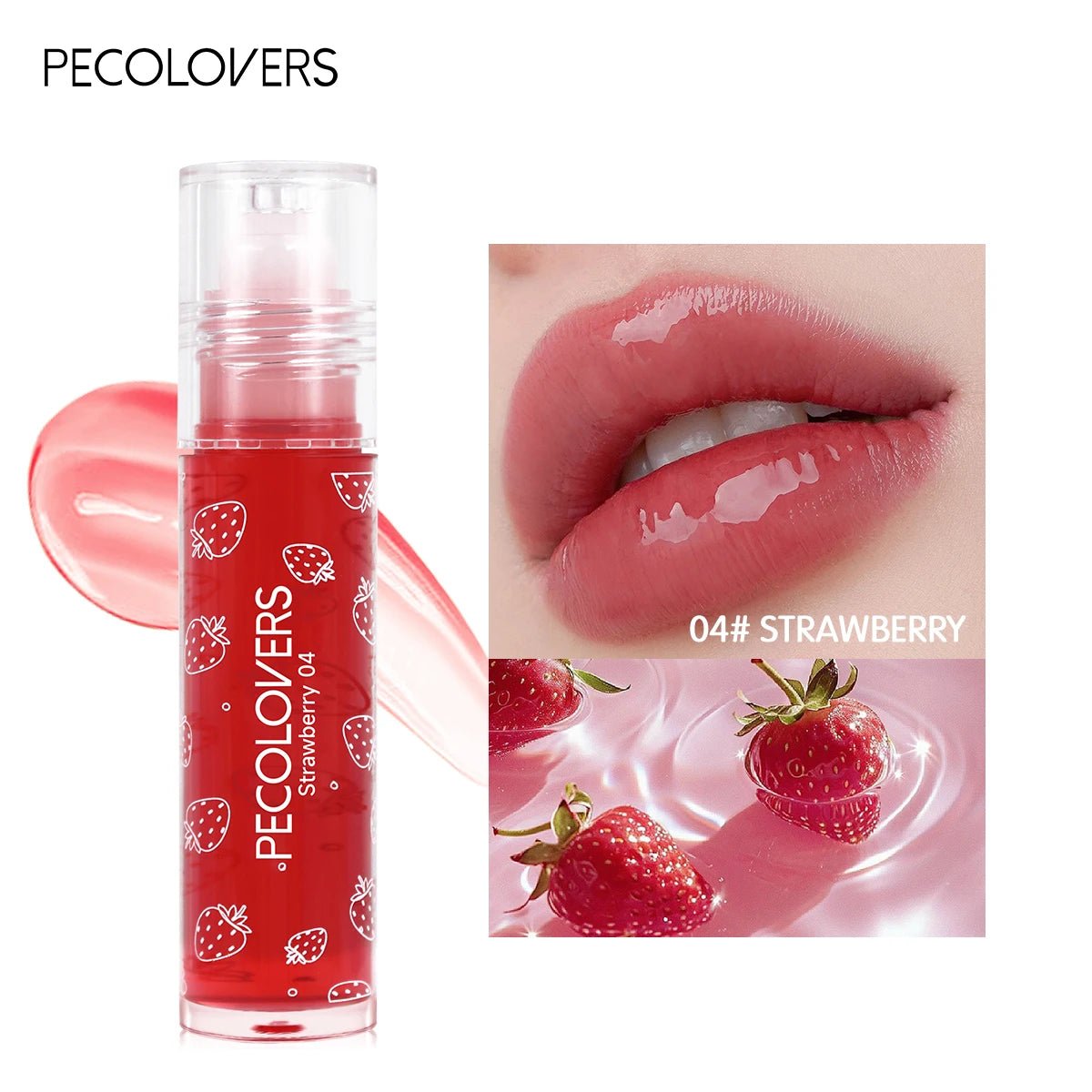Moisturizing Water Lip Gloss Transparent Mirror Crystal Jelly Glass Lip Oil Plumping Lipgloss Makeup Lip Care Cosmetics