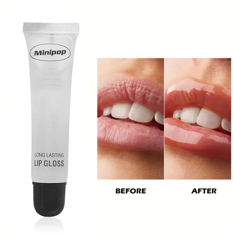 Clear Lip Gloss Plumper - 2pcs Moisturizing & Hydrating Set
