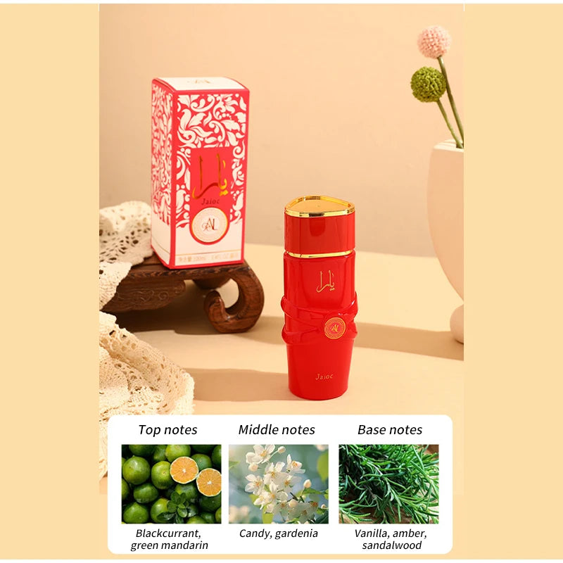 Luxury Arab Perfume,Unisex Eau De Parfum Spray,Flowers Fruits Notes Women Fragrance,Spicy Oriental Gourmand Scent,Musk Body Mist