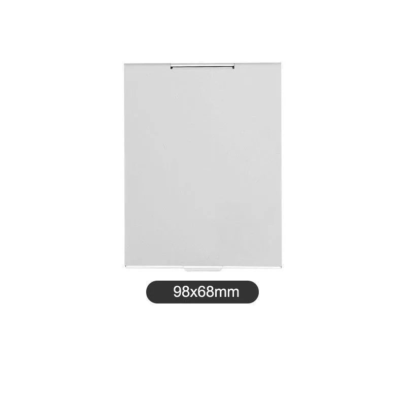 Aluminum Folding Portable Mirror Makeup Mirror Lash Mini Bag Pocket Portable Mirror Foldable Compact Cosmetics Tools HUAZJ12