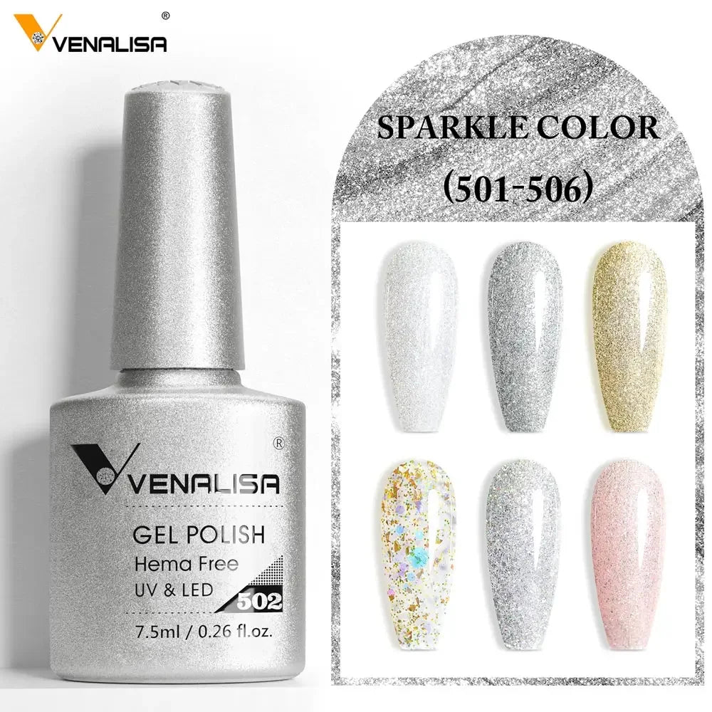 Venalisa VIP5 TPO FREE Jelly Pink Nude Collection Nail Gel Polish Glitter Gorgeous Soak Off UV LED Gel Varnish Nail Manicure