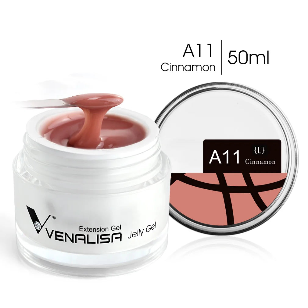 50ml VENALISA Builder UV Contruction Gel Jelly Gel Nude Skin Collection Nail Form Keep Nail C Arc Soak Off UV LED Camouflage Gel
