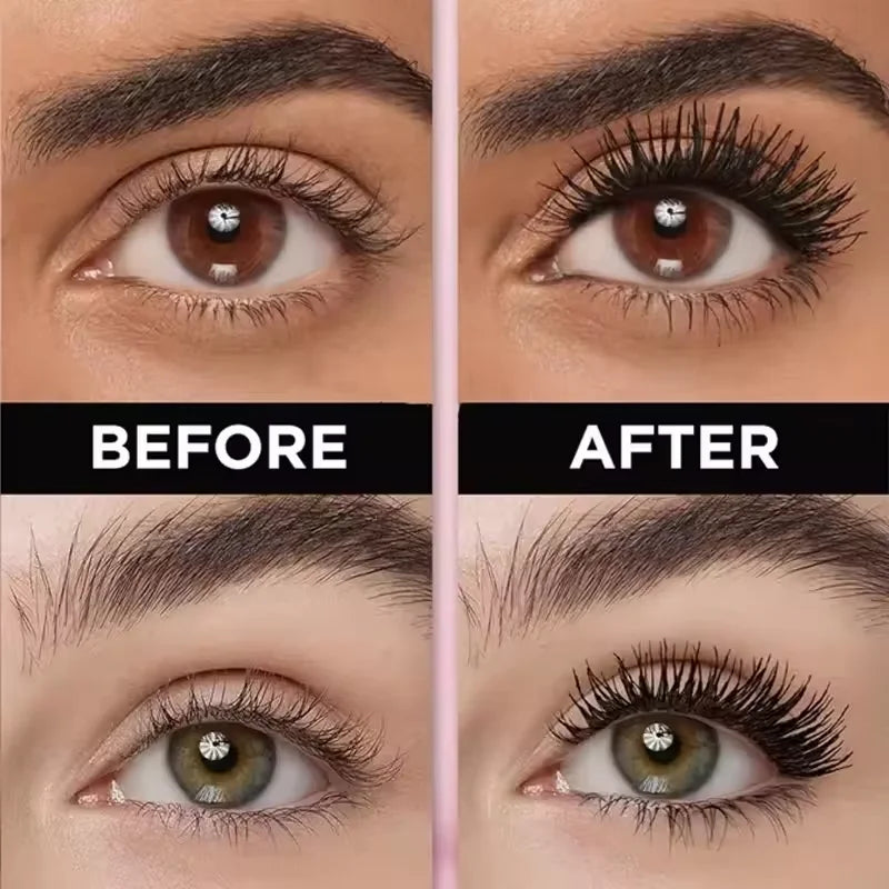 Waterproof Lengthening Mascara - Black Silk Fiber Formula